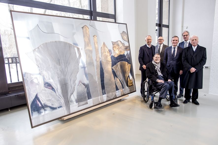 Museum Kunstpalast / Pressekonferenz anlässlich der Schenkung &quot;Kleiner Urwald&quot; Heinz Mack, © Anne Orthen