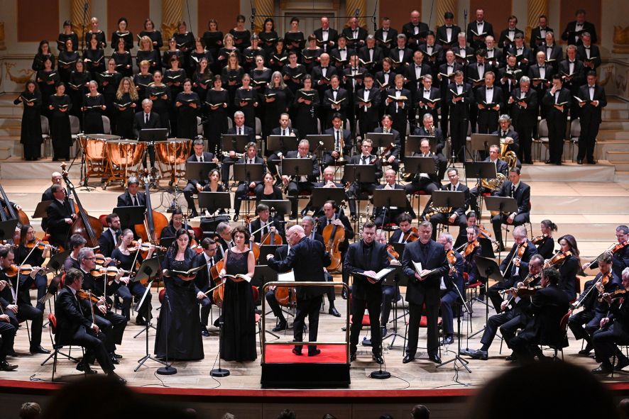 Sächsische Staatskapelle Dresden / Christoph Eschenbach zum Gedenkkonzert 13. Februar 1945 © Matthias Creutziger