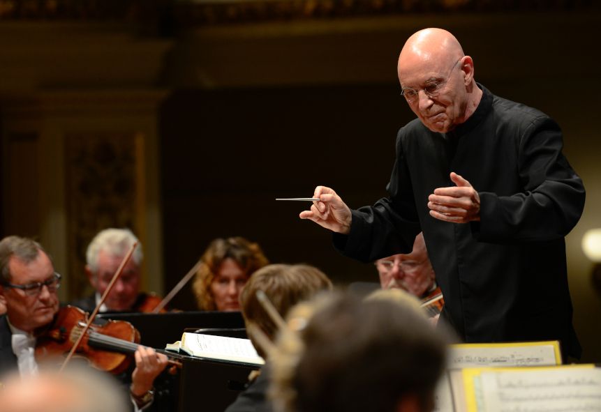 Staatskapelle Dresden / Christoph Eschenbach und die Staatskapelle Dresden © Matthias Creutziger