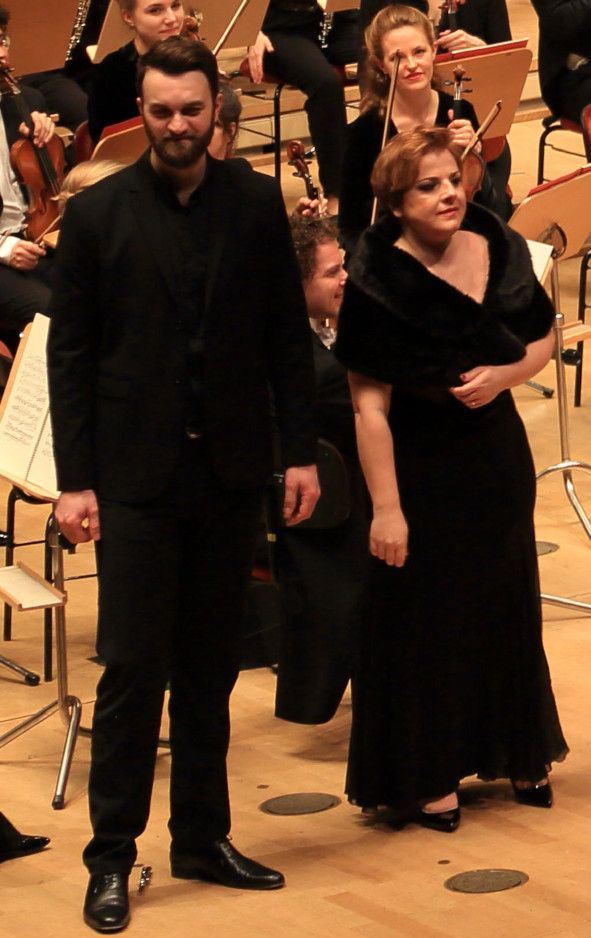 Konzerthaus Berlin / Edgar - hier : David Ostrek (Gaultiero/Walter) und Silvia Beltrami (Tigrana) © Patrik Klein