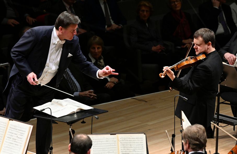 Elbphilharmonie Hamburg / Sächsische Staatskapelle, Christian Thielemann, Frank Peter Zimmermann © Matthias Creutziger