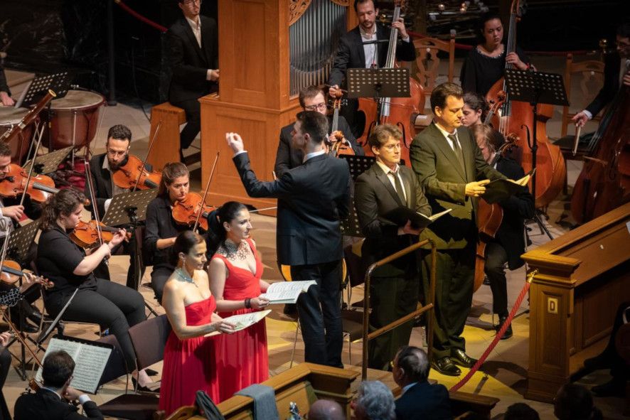 Junge Philharmonie Berlin / C-Moll Messe im Berliner Dom - Barbara Krieger, Narine Yeghiyans, Marcus Merkel, Goran Cahs, Haakon Schaub ©-Joerg-Rueger-Berlin-https: //www.sichtbarkeiten.de-moremento