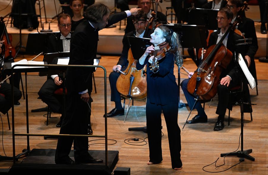 Sächsische Staatskapelle Dresden / Dirigent Vladimir Jurowski Jurowski und Isabel Karajan © Matthias Creutziger