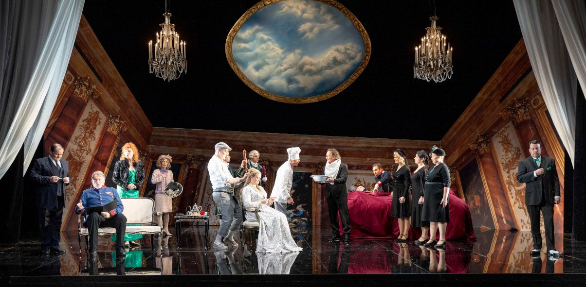 Theater Lüneburg / Der Rosenkavalier - hier : Ensemble  ©  Andreas Tamme