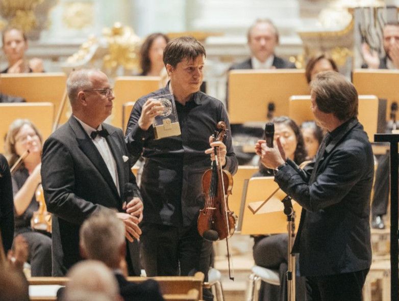 Glashütter Musik-Festspielpreis / Preisverleihung 2019 an den Geiger Joshua Bell © Oliver Killig