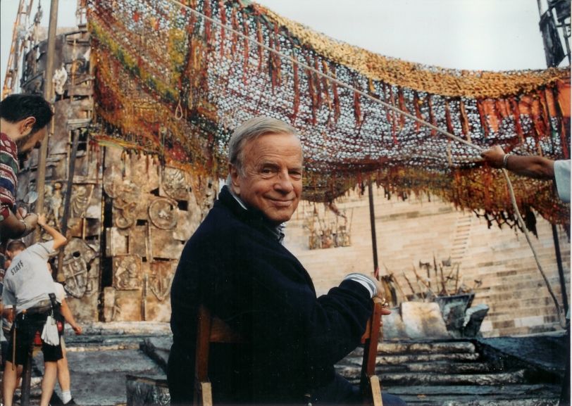 Arena di Verona / Franco Zeffirelli zu seiner Trovatore Produktion © FAI