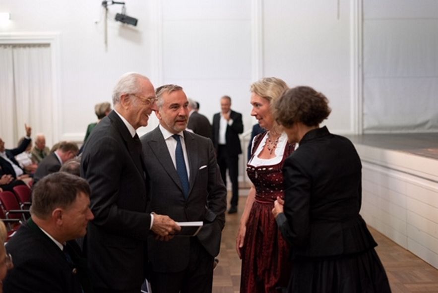 Richard Strauss Festival / Staatsempfang mit Frau Kerstin Schreyer und Alexander Liebreich (Künstlerischer Leiter) © NICK BRIXLE