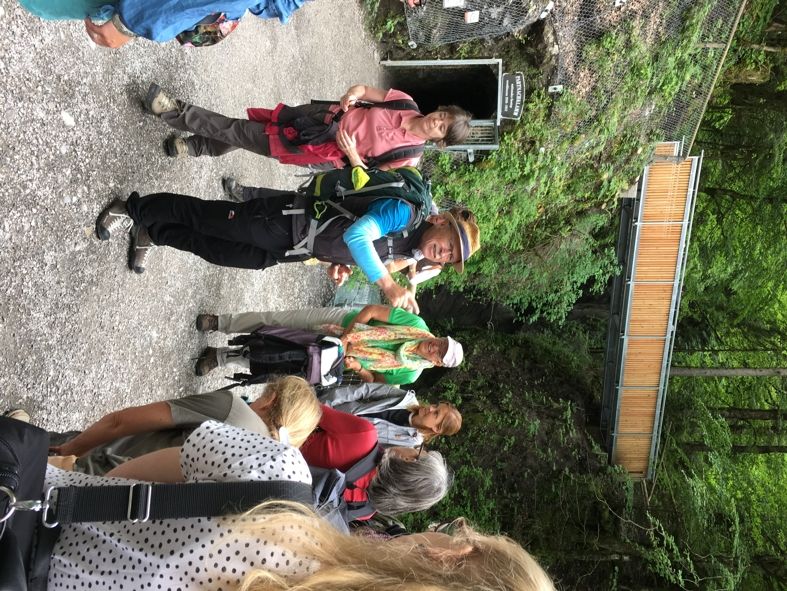 Richard Strauss Festival / Musikwanderung durch die Partnachklamm zum Graseck mit Alois Lösl Bergführer © Dietlinde Behncke