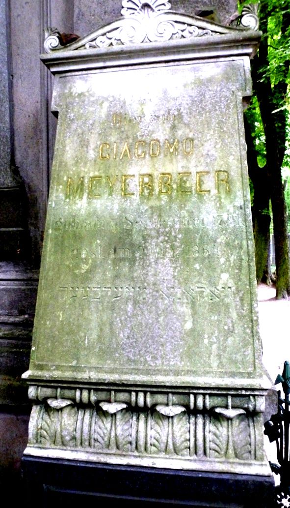 Jakob Meyer Beer auch Giacomo  Meyerbeer_ hier seine Grabstätte in Berlin © IOCO