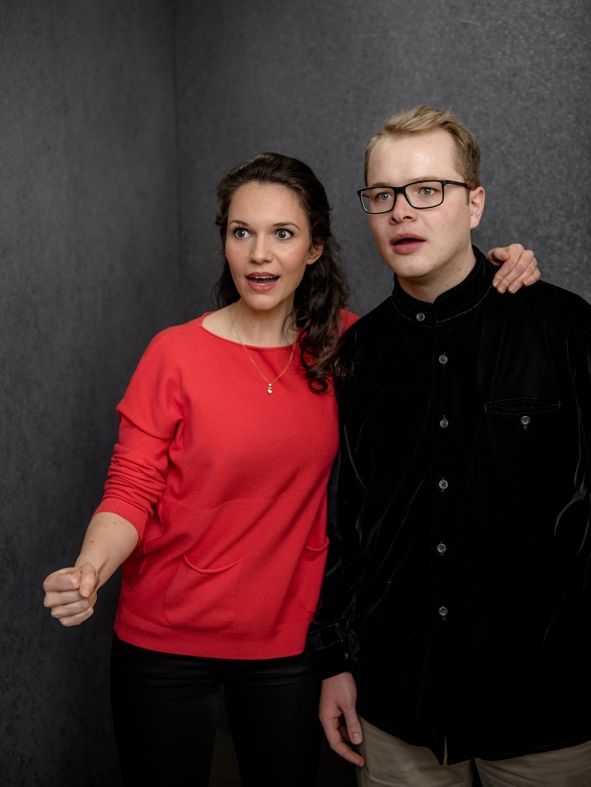 Deutsche Oper am Rhein / Geisterritter - Monika Rydz (Ella) und David Fischer (Jon). © Andreas Endermann