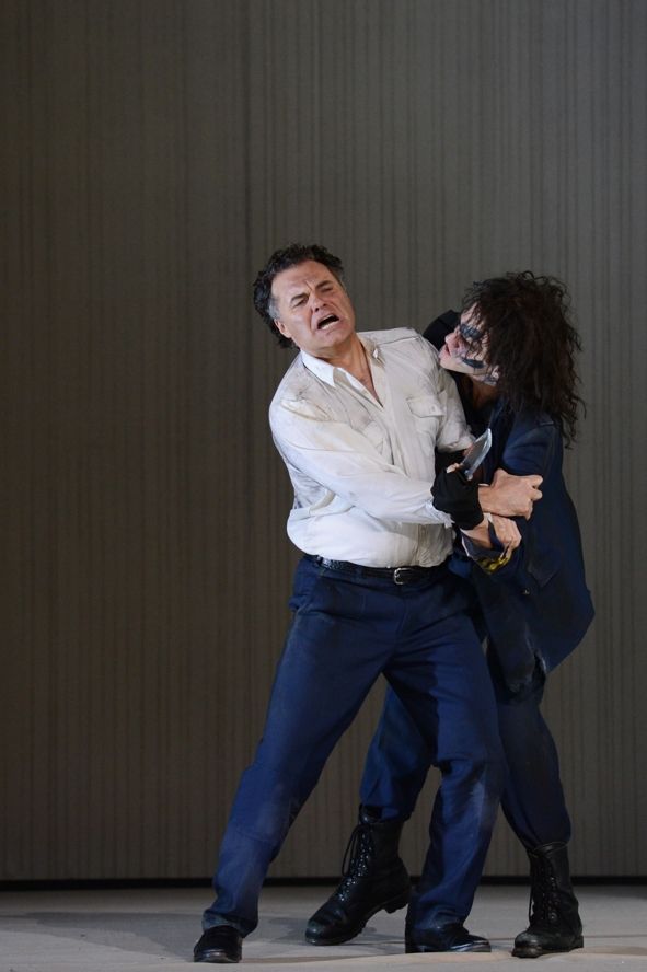 Oper Frankfurt / Idomeneo - Idomeneo und Neptun © Barbara Aumüller