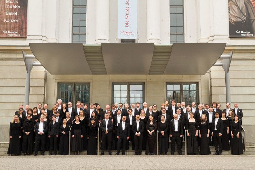 Magdeburger Philharmonie / Das philharmonische Orchester © Stefan Horak