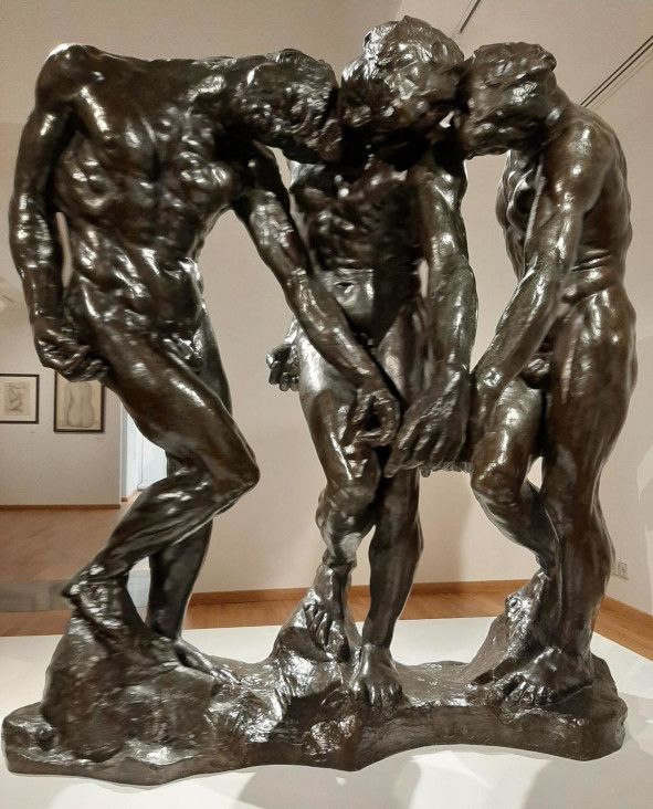  Musée d'Art de Perpignan / Les trois Ombres - Skulptur von Auguste Rodin © Anne Engelhardt