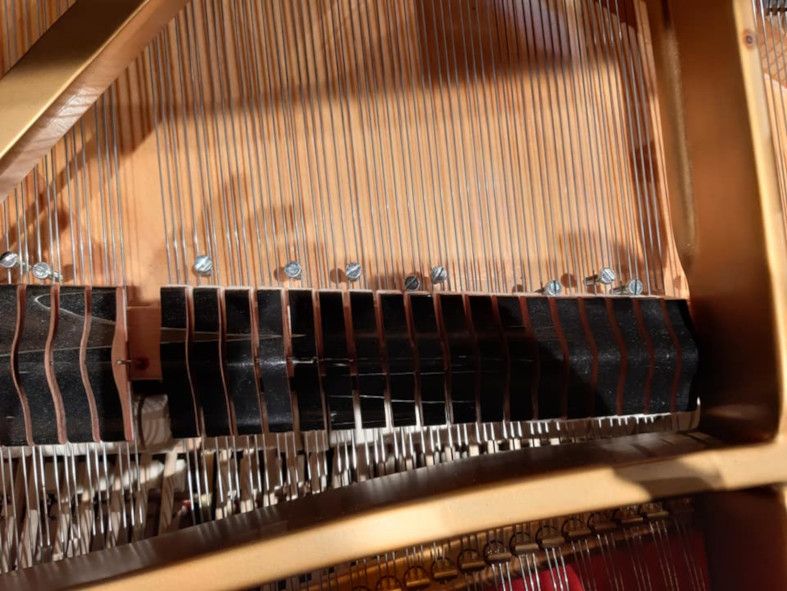 Lisztzentrum Raiding / Das Klavier ist fertig präpariert für „Tabula rasa“! © EK