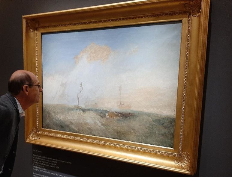  William Turner Ausstellung - LWL Münster / hier William Turner: Dampfer und Feuerschiff © Hanns Butterhof