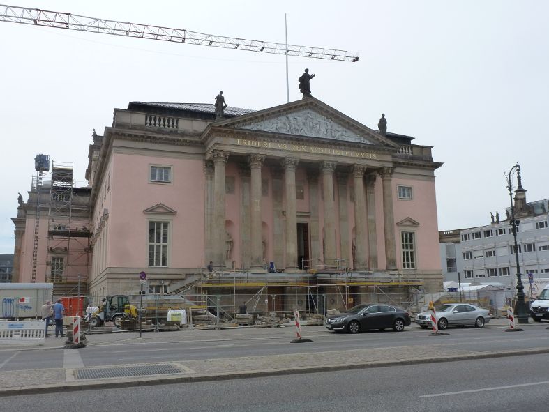 Staatsoper Unter den Linden / Berlin - währen der 8-jährigen Sanierung © IOCO