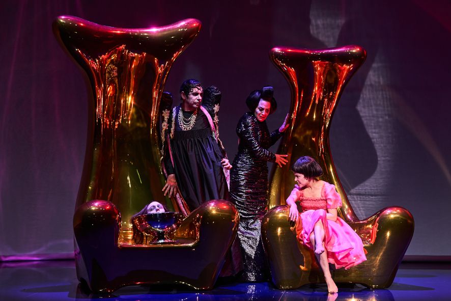 Theater Luzern / Salome - Jochanaan, Herodes, Herodias, Salome © Ingo Hoehn