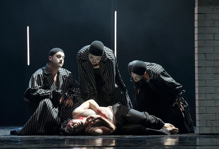 Theater Bielefeld / AIDA - hier : Brutscheidt, Kimura, Paetsch, Shen © Bettina Stöß