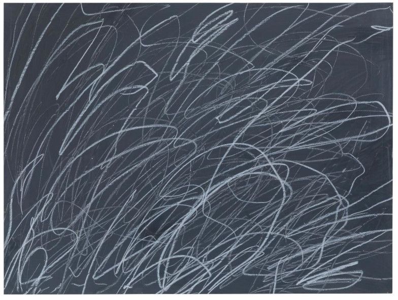 Cy Twombly, Untitled, 1969, Ölfarbe, Wachsstift, Sammlung Prof. Dr. Reiner Speck © Cy Twombly Fondation 