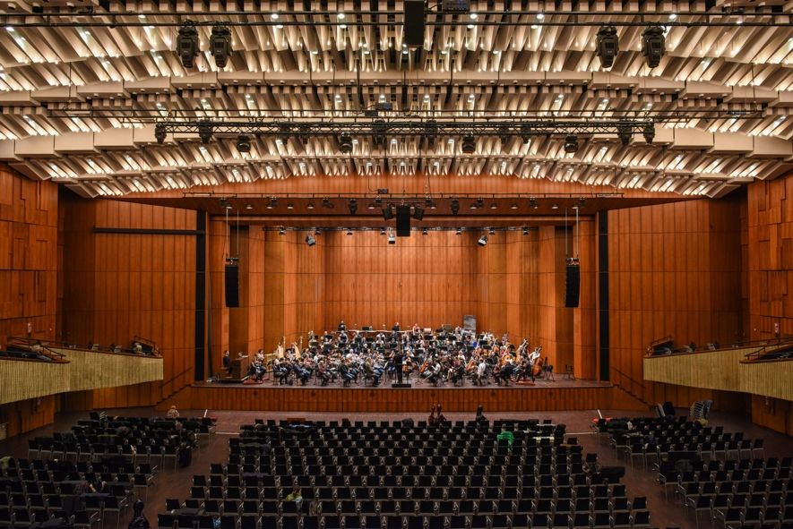 NTM Nationaltheater Mannheim / Bühne und Besucherraum für kommende Konzerte der Musikalischen Akademie © Christian Kleiner