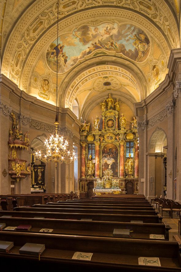 Die verzaubernde St Nikolaus Kirche in Lockenhaus / 2020 auch Spielort des Kammermusikfest @ Alois Weber