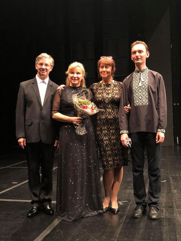  Voice of the Violin - hier vl. George Hlawiczka Natalia Raithel, Adelina Yefimenko, Ivan Dukhnych © Natalia Spiech / Generalkonsulat Ukraine in München