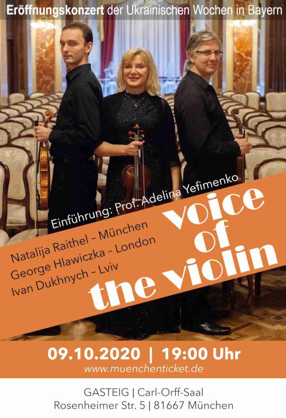 Voice of the Violin - Ukrainische Wochen in München © Natalia Spiech / Generalkonsulat der Ukraine München