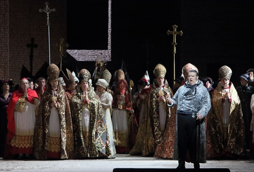 Bayerische Staatsoper München / Tosca - Te deum A. Maestri © Wilfried Hösl