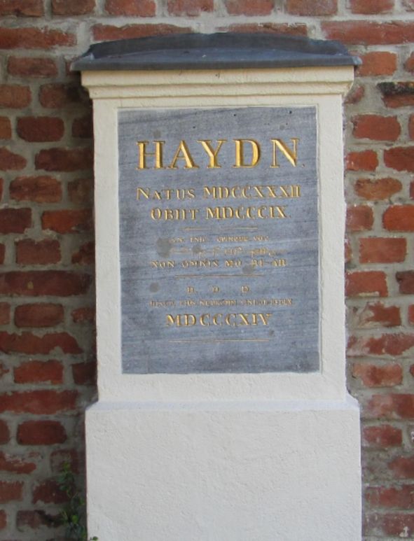 Haydn Gedenktafel in Wien &quot;Nicht ganz werde ich sterben&quot; © IOCO