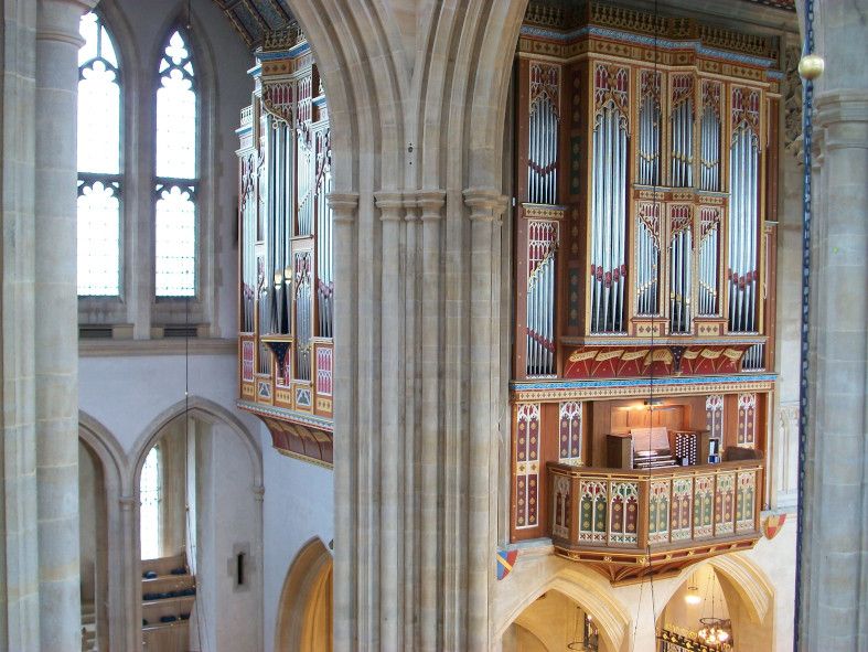 Organ at St Edmundsbury Cathedral in Bury St Edmund © St Edmundsbury Cathedral / Ph Banks