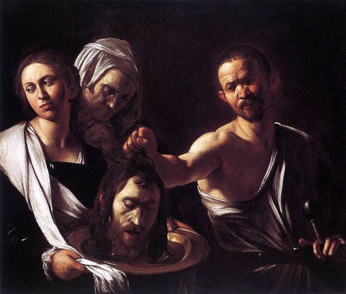 SALOME mit dem Kopf des hl. Johannes des Täufers _ gemalt von Michelangelo © WIKIMEDIA Commons