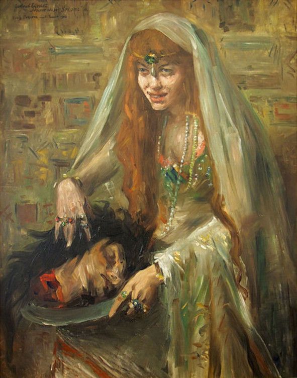 Getrud Eysoldt als Salome - Gemälde von Lovis Corinth © Wikimedia Commons