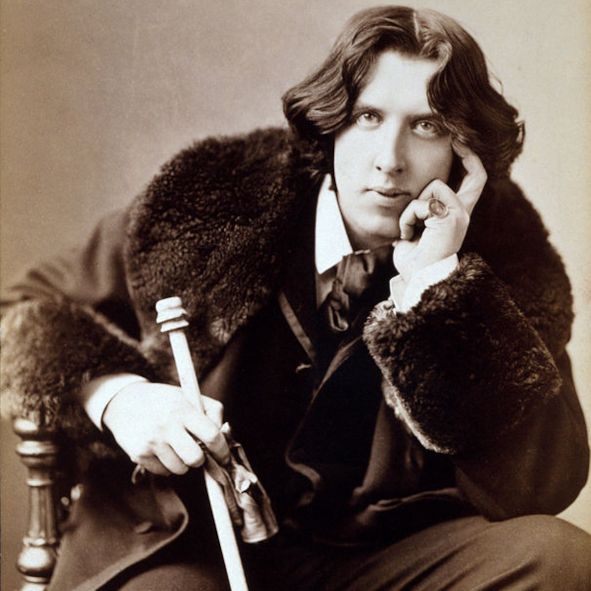 Oscar Wilde, um 1882 entstandes Gemälde von Napoleon Sarony 