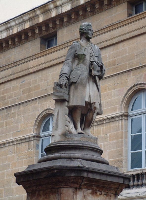 Jean-Philippe Rameau Statue in Dijon von Eugene Guillaume © Wikimedia Commons