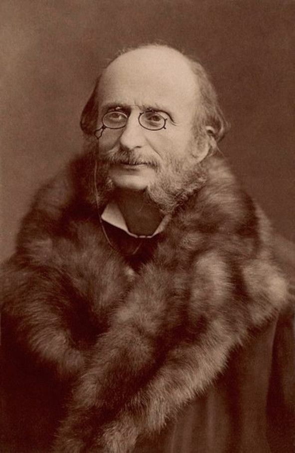  Jacques Offembald gezeichnet von Nadar © Wikimedia Commons