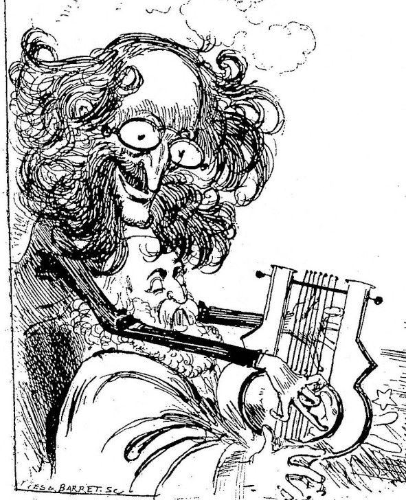Jacques Offenbach von Robida © Wikimedia Commons