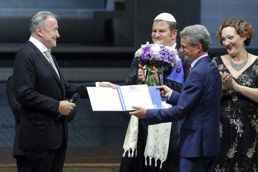 Bayerische Staatsoper / Staatsminister Bernd Sibler ernennt Nikolaus Bachler zum Ehrenmitglied der Staatsoper @ Wilfried Hoesl