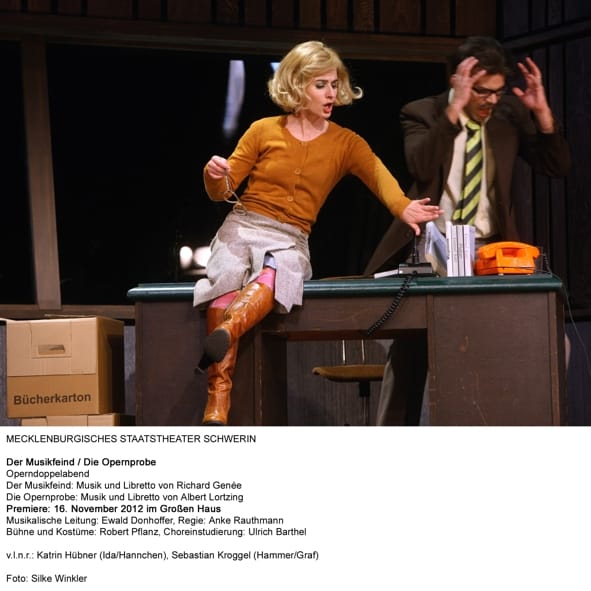 Schwerin, Mecklenburgisches Staatstheater Schwerin, Premiere Der Musikfeind / Die Opernprobe, 16.11.2012