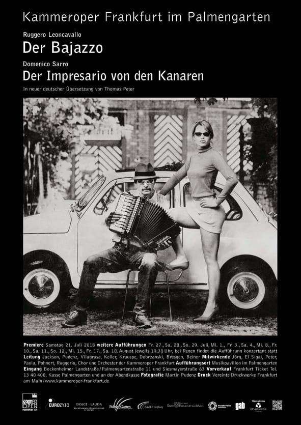 Frankfurt, Kammeroper im Palmengarten, Der Bajazzo -  Der Impresario von .. , 21.07.2018