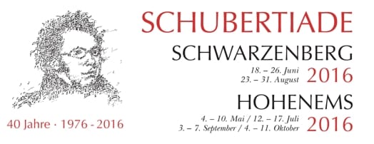 Schwarzenberg, Schubertiade, Spielplan 04. - 07.Oktober 2016