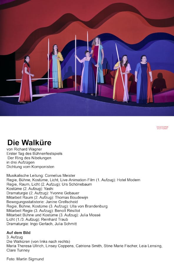 Stuttgart, Staatsoper Stuttgart, DIE WALKÜRE - Richard Wagner, IOCO Kritik, 16.04.2022
