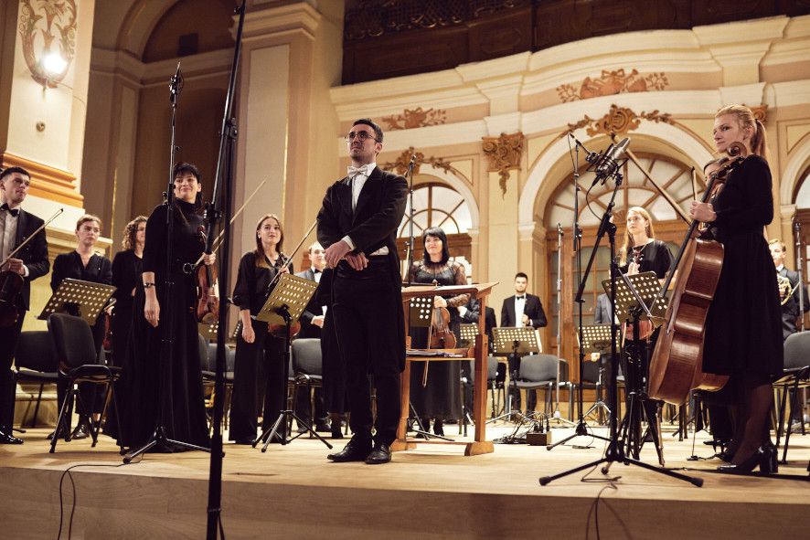 Lemberg Orgelhalle / Die verbotene Musik hier Konzert am 3.10.2021 © Roksolana Trusch