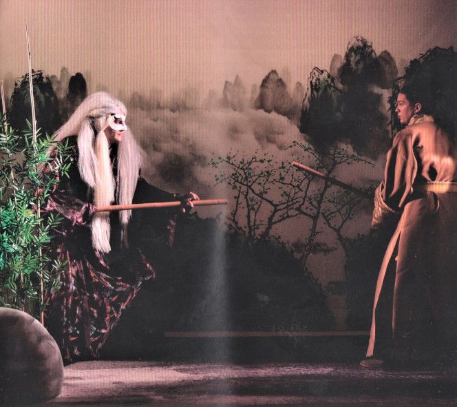 Allee Theater Hamburg / Das Land des Lächelns Titus Witt als Onkel Chang und Stian Okland als Sou-Chong © Joachim Flügel