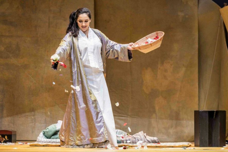 Theater Lübeck / Madame Butterfly hier Maria Fernanda Castilla als Cio Cio San © Jochen Quast