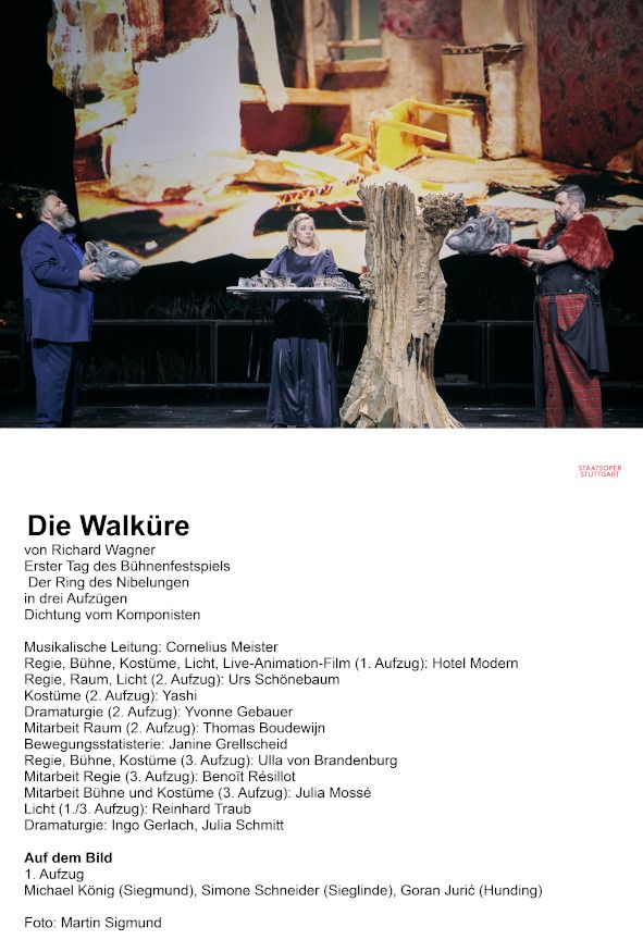 Staatsoper Stuttgart / Die Walküre © Martin Sigmund