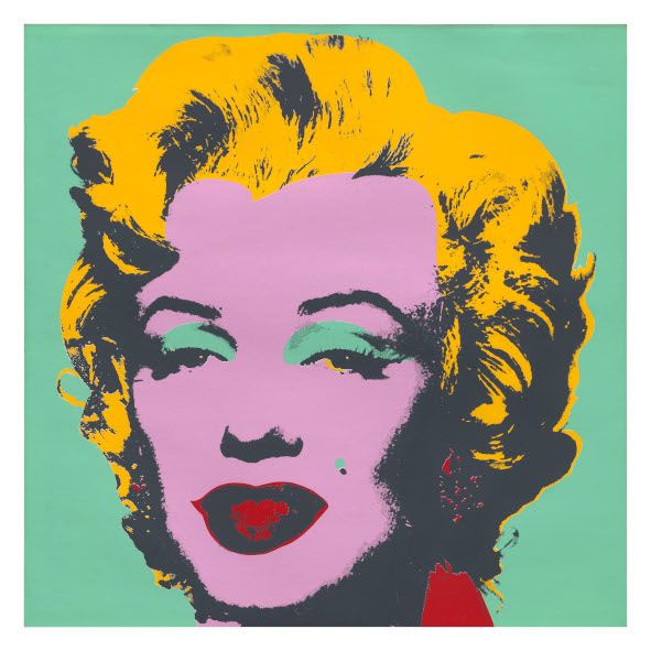 Andy Warhol, Marilyn Monroe, 1967, Siebdruck auf Papier, Privatsamlung © 2022 The Andy Warhol Foundation for the Visual Arts, Inc; Licensed by Artists Rights Society (ARS), New York