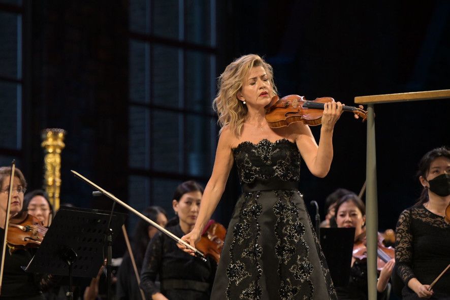 Usedomer Musikfestival / New York Philharmonic hier Anne-Sophie Mutter © Geert Maciejewski / Usedomer Musikfestival