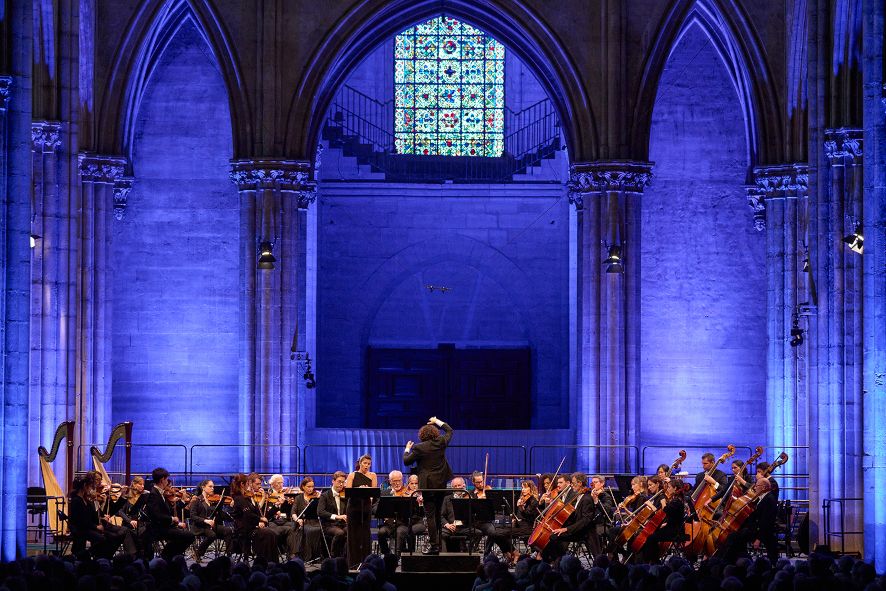 Saint-Denis Cathédrale / Orchestre National de Lille © Philippe Filleule