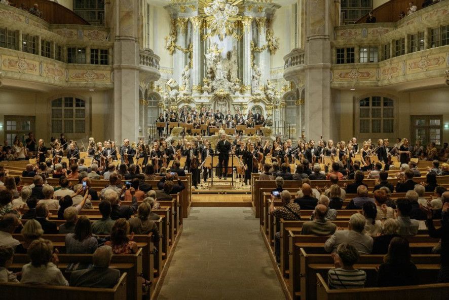 Frauenkirche Dresden / Gustav-Mahler Jugendorchester mit Jukka-Pekka Saraste © Oliver Killig