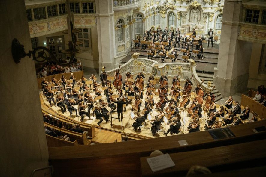 Frauenkirche Dresden / Gustav-Mahler Jugendorchester mit Jukka-Pekka Saraste © Oliver Killig